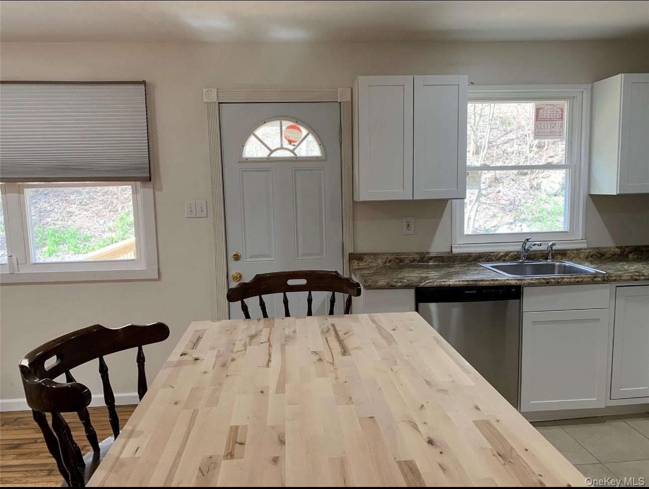 604 Basket Road Long Eddy, NY 12760 - Photo 25 of 37 a kitchen with a window a sink and a counter top space