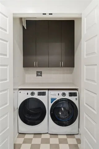 a view of a balcony with chair and wooden floor