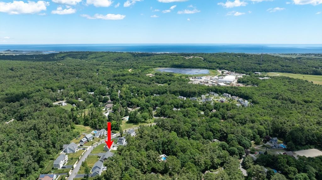 57 Wright's Way Marshfield, MA 02050 - Photo 32 of 35 an aerial view of residential houses with outdoor space and trees