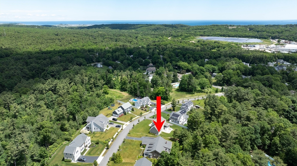 57 Wright's Way Marshfield, MA 02050 - Photo 33 of 35 an aerial view of a houses with a yard