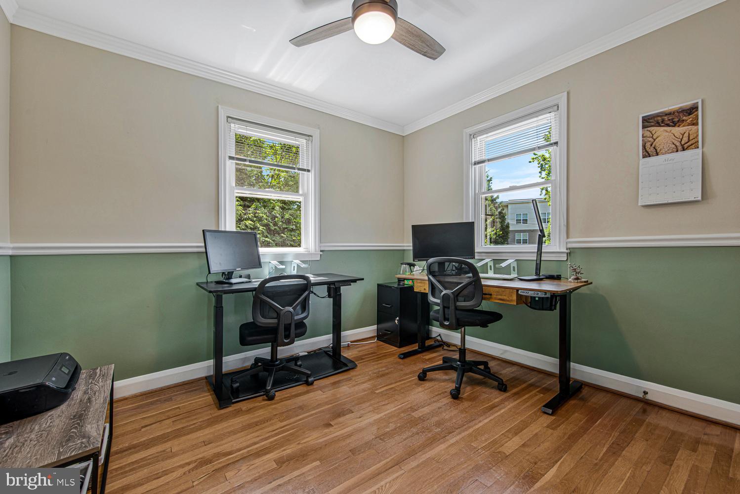 902 Locustvale Road Towson, MD 21204 - Photo 19 of 35 a view of a workspace with furniture and a window