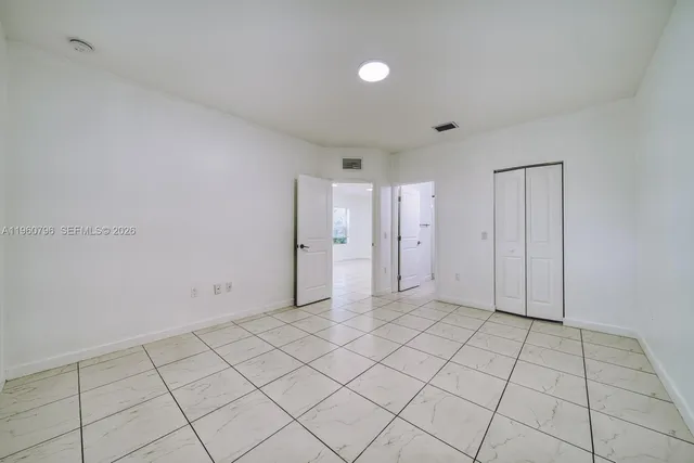 a view of an empty room