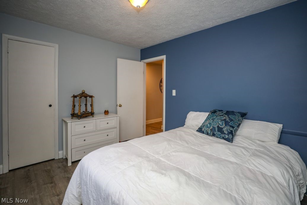 10676 Holcomb Road Newton Falls, OH 44444 - Photo 22 of 38 Bedroom with LVT floors and a textured ceiling