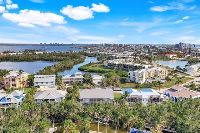 a city view with lake view