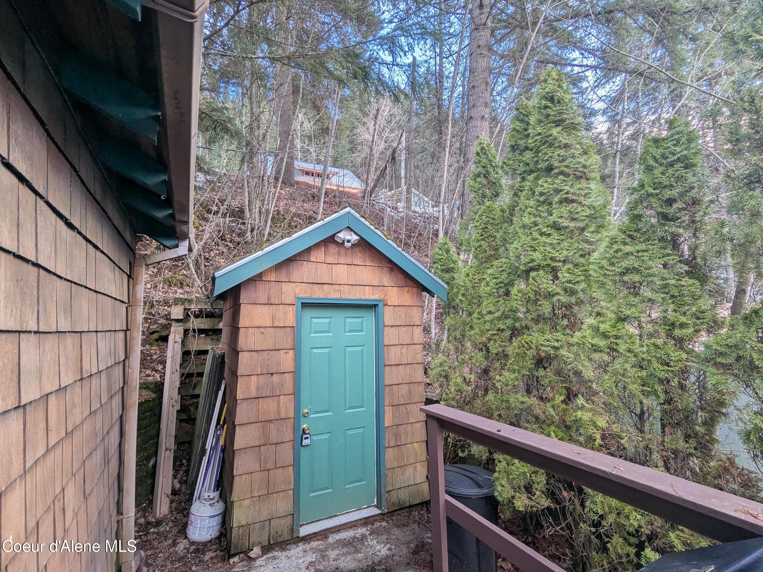 920 Pearl Street Wallace, ID 83873 - Photo 24 of 25 Storage Shed Off Kitchen Door