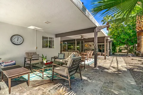 a view of a city with a lake view