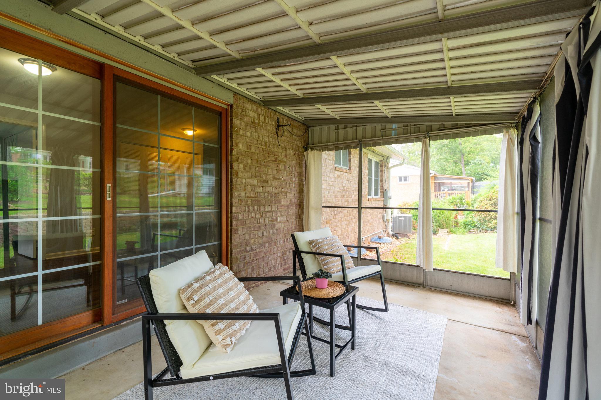 8515 Durham Court Springfield, VA 22151 - Photo 36 of 52 Enjoy the breeze in this screened-in porch!