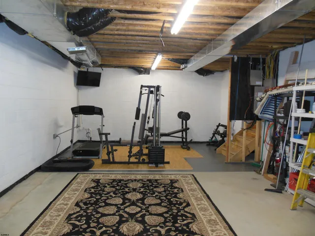 a view of storage and utility room