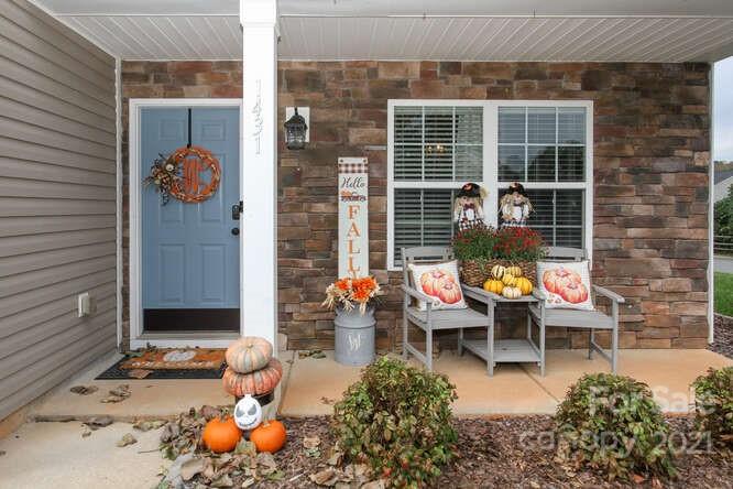 1431 River Run Road Lowell, NC 28098 - Photo 3 of 26 view of an outdoor space with lounge chair and windows