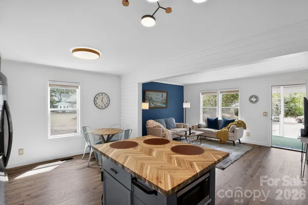 a view of a city from a balcony