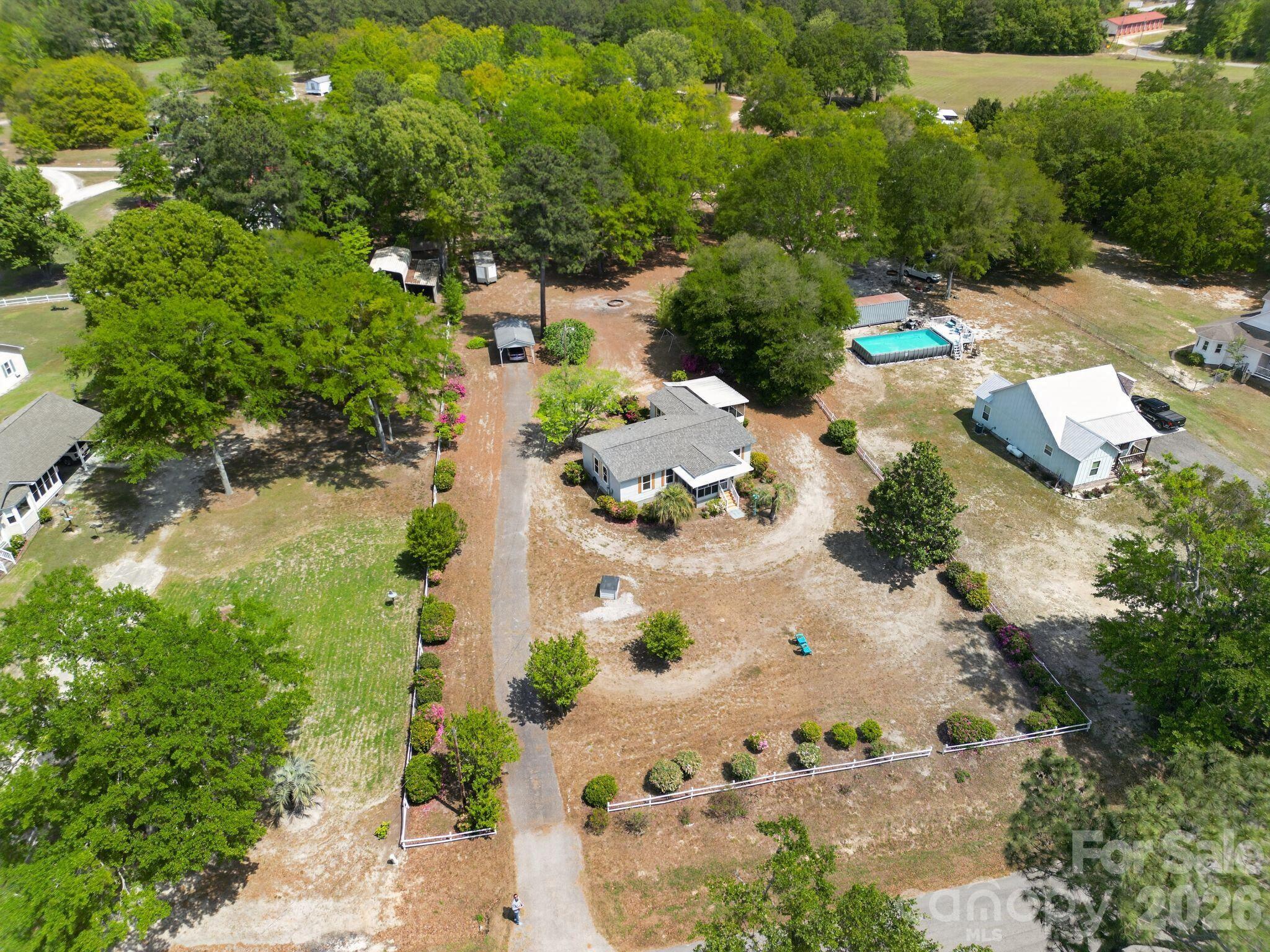 1724 Camp Shelor Road Manning, SC 29102 - Photo 44 of 48 an aerial view of a house with a yard