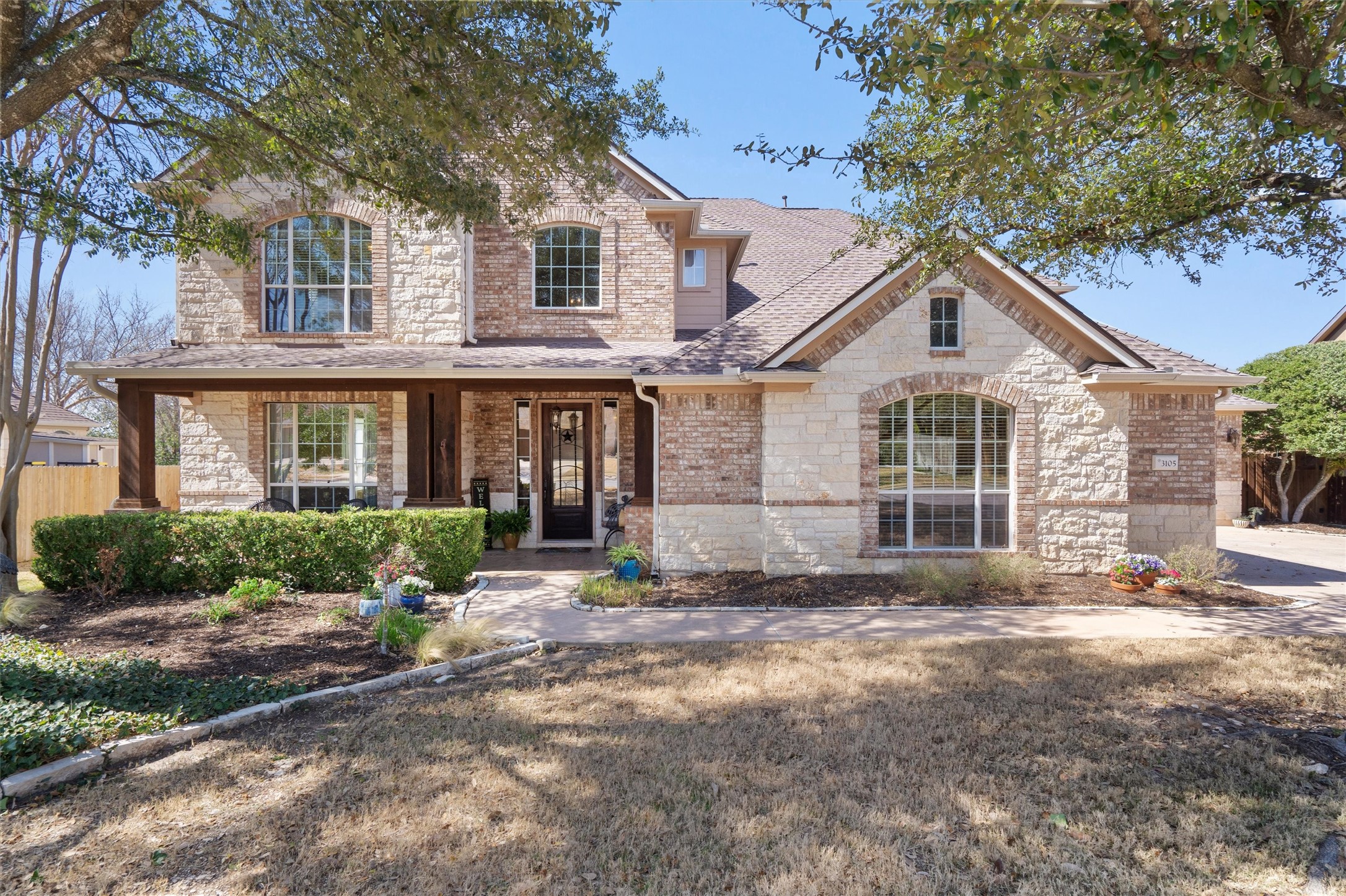 3105 Castellano Way Cedar Park, TX 78613 - Photo 1 of 40 A warm, timeless first impression in sought after Bella Vista neighborhood in Cedar Park.