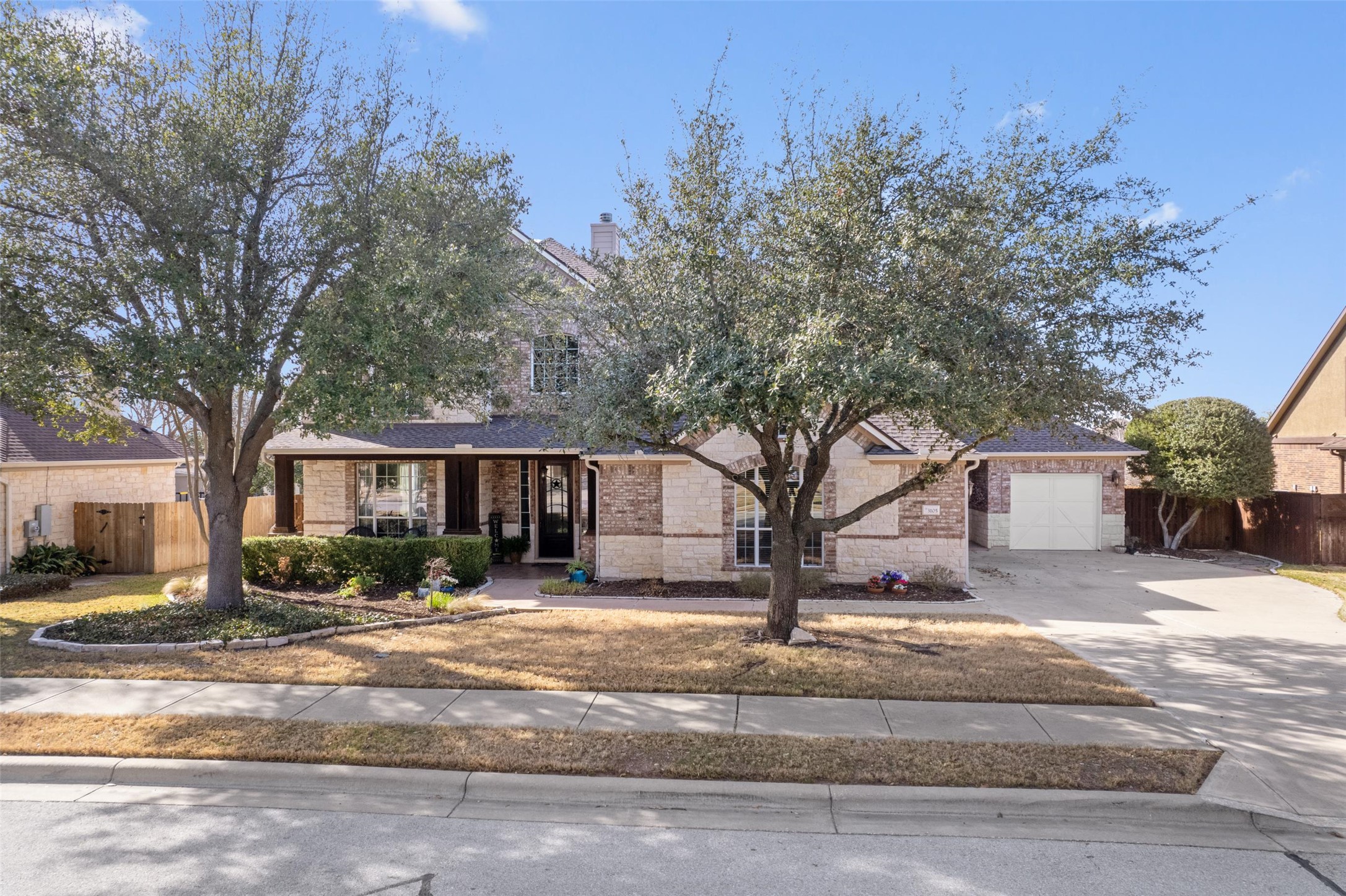 3105 Castellano Way Cedar Park, TX 78613 - Photo 2 of 40 Welcome home! Beautiful home and ample parking with a side 3 car garage.