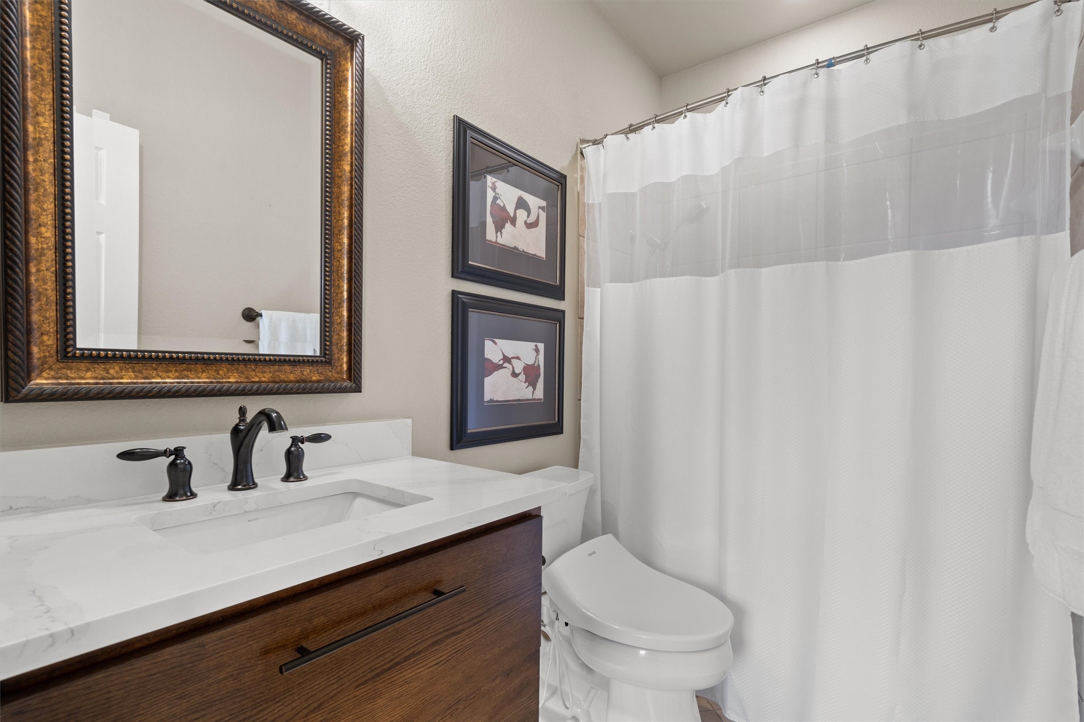 3105 Castellano Way Cedar Park, TX 78613 - Photo 21 of 40 full Bathroom right off the office/main floor secondary bedroom