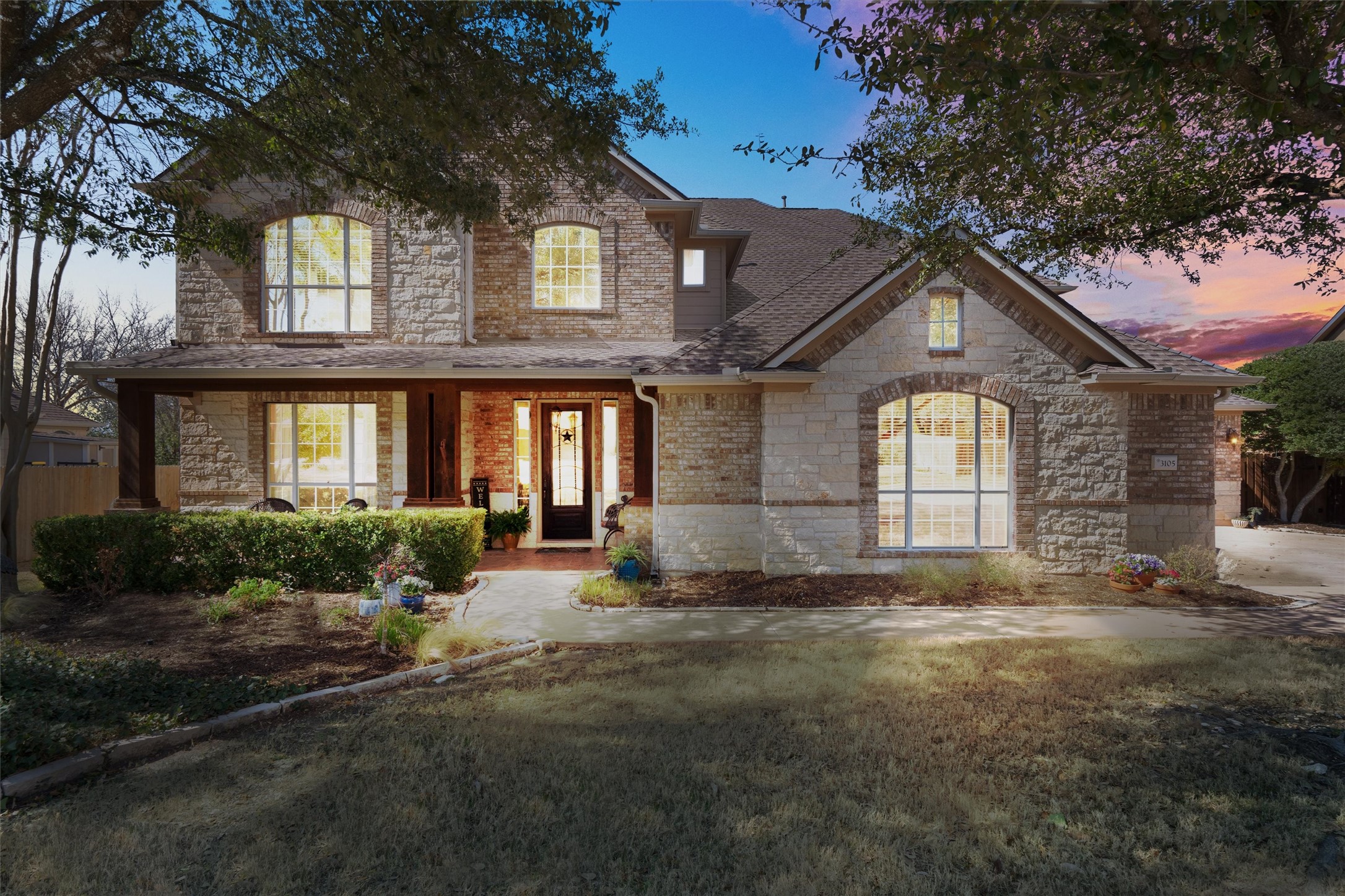 3105 Castellano Way Cedar Park, TX 78613 - Photo 3 of 40 twilight view of the home.