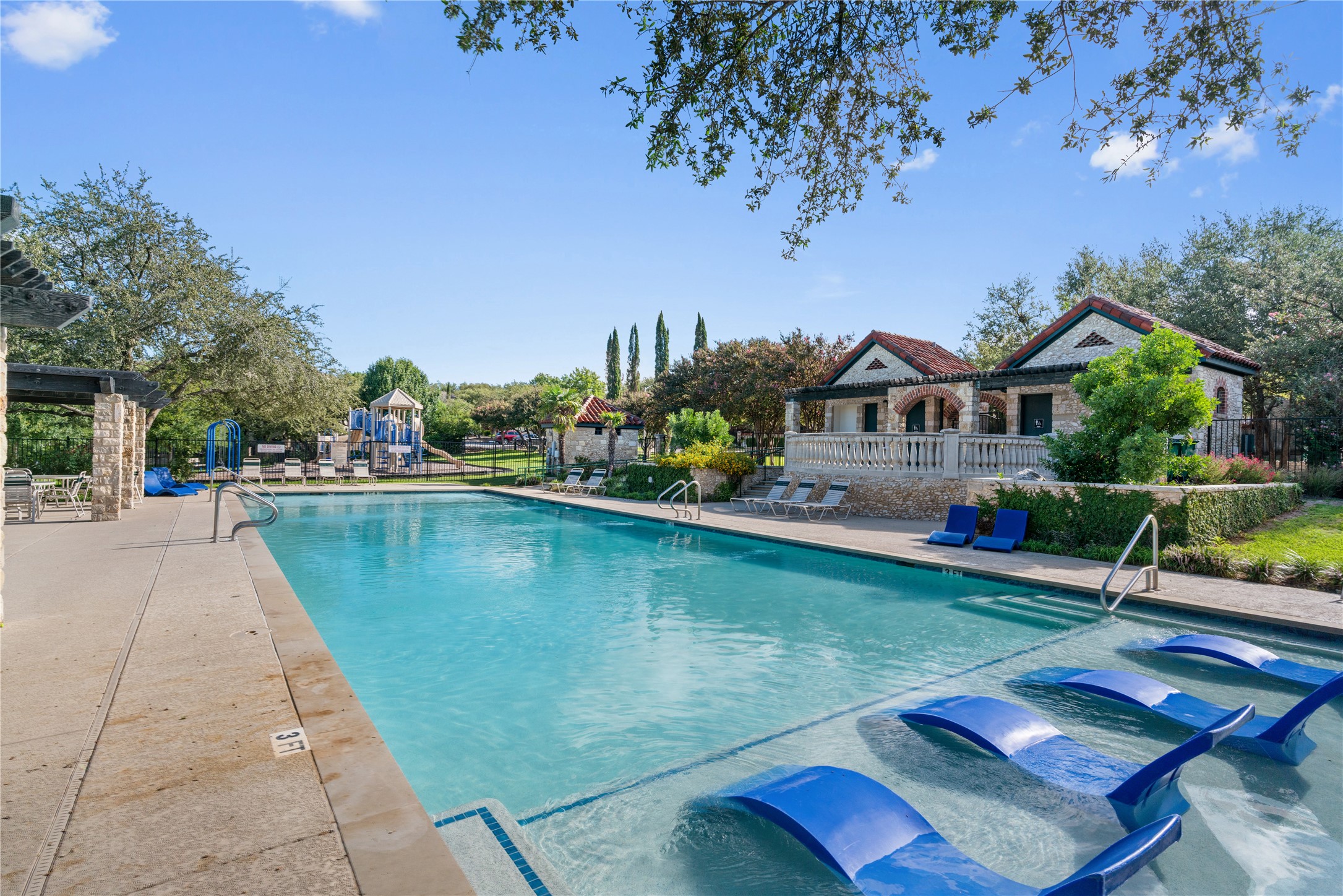 3105 Castellano Way Cedar Park, TX 78613 - Photo 40 of 40 Community pool featuring a patio area