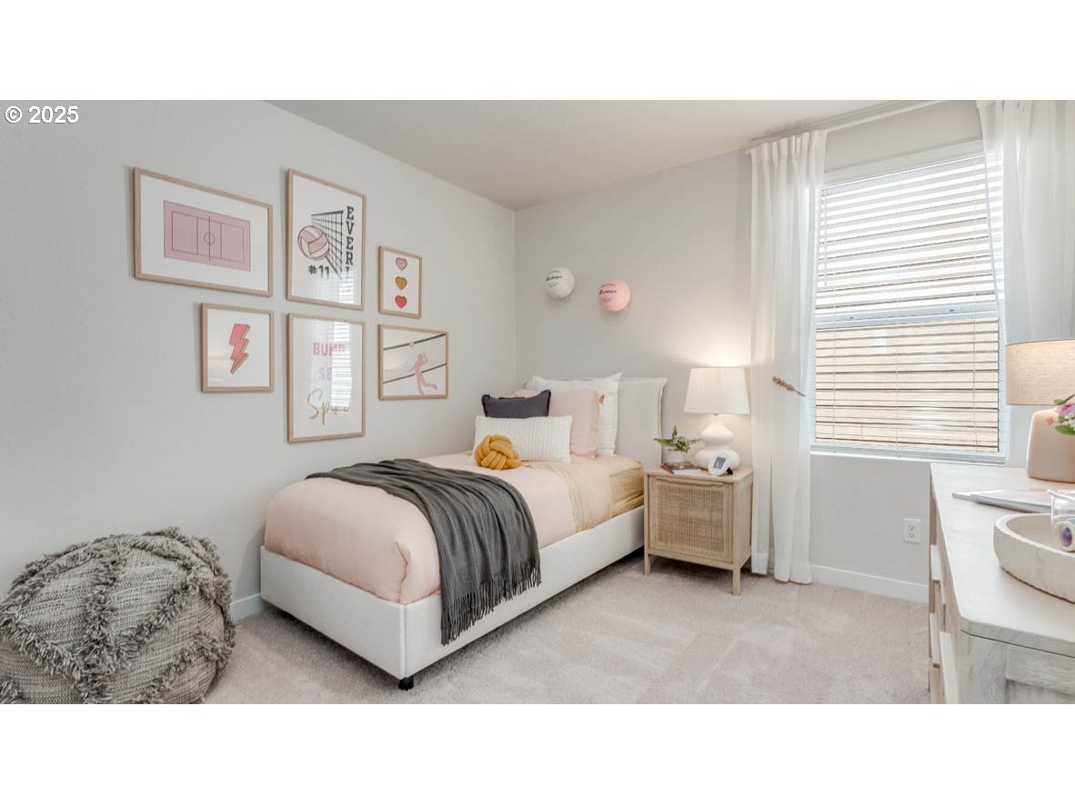 3609 Main Street Forest Grove, OR 97116 - Photo 17 of 29 a bedroom with a bed lamp and a window