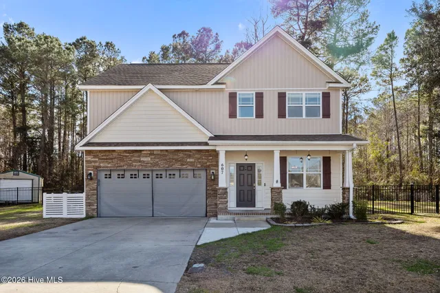 $367,000 | 607 Blue Diamond Court, Jacksonville, NC 28540