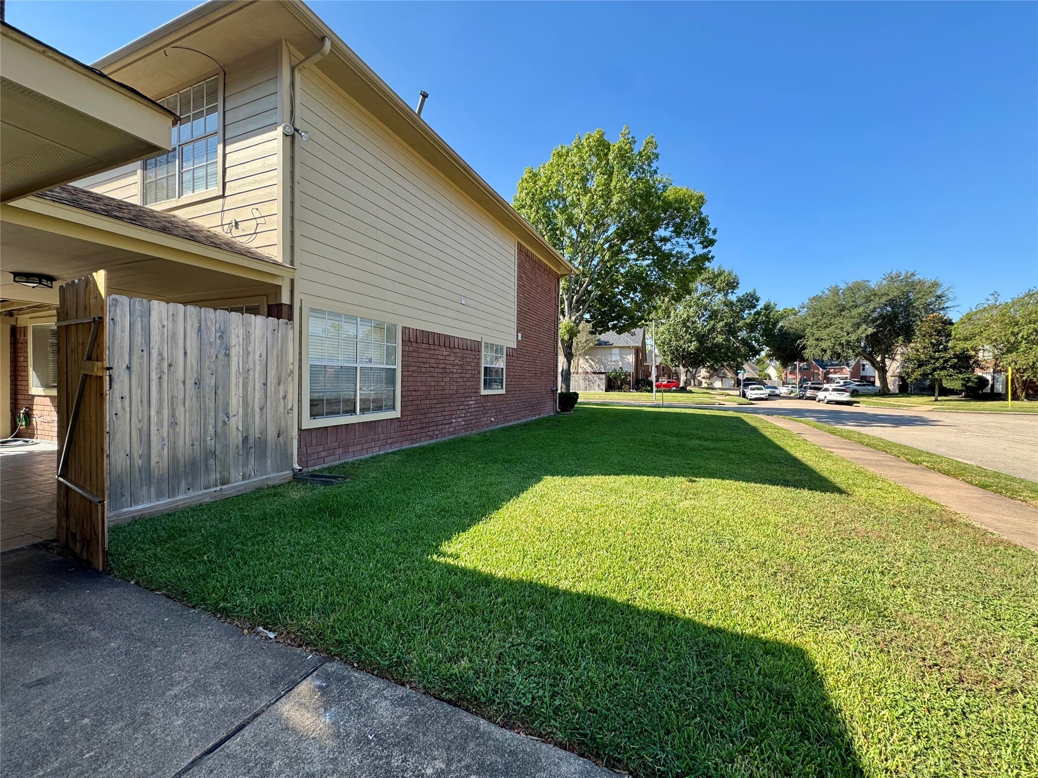 5722 Fort Sumter Lane Houston, TX 77084 - Photo 22 of 22 a view of a backyard with garden