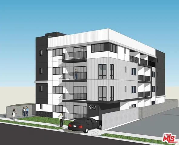 a front view of a building with street