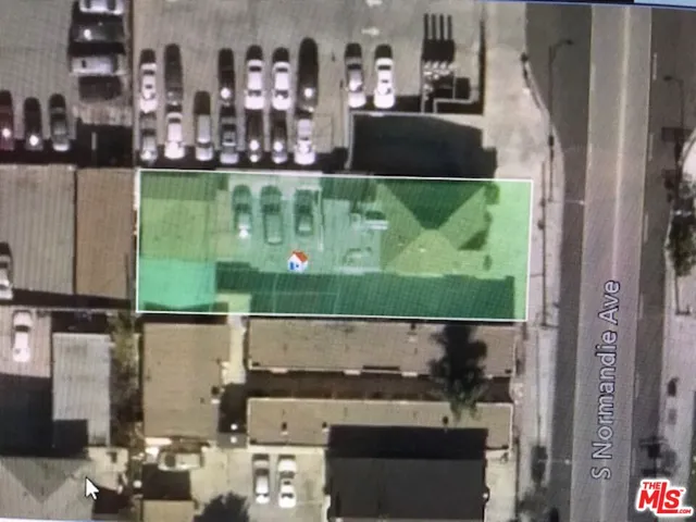 a bird view of a lake view