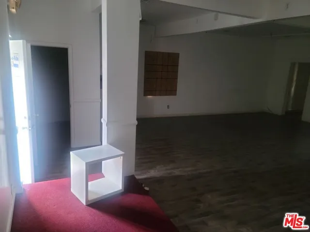 a bedroom with a bed