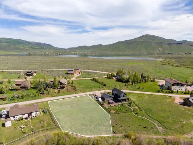 a view of a lake with a mountain