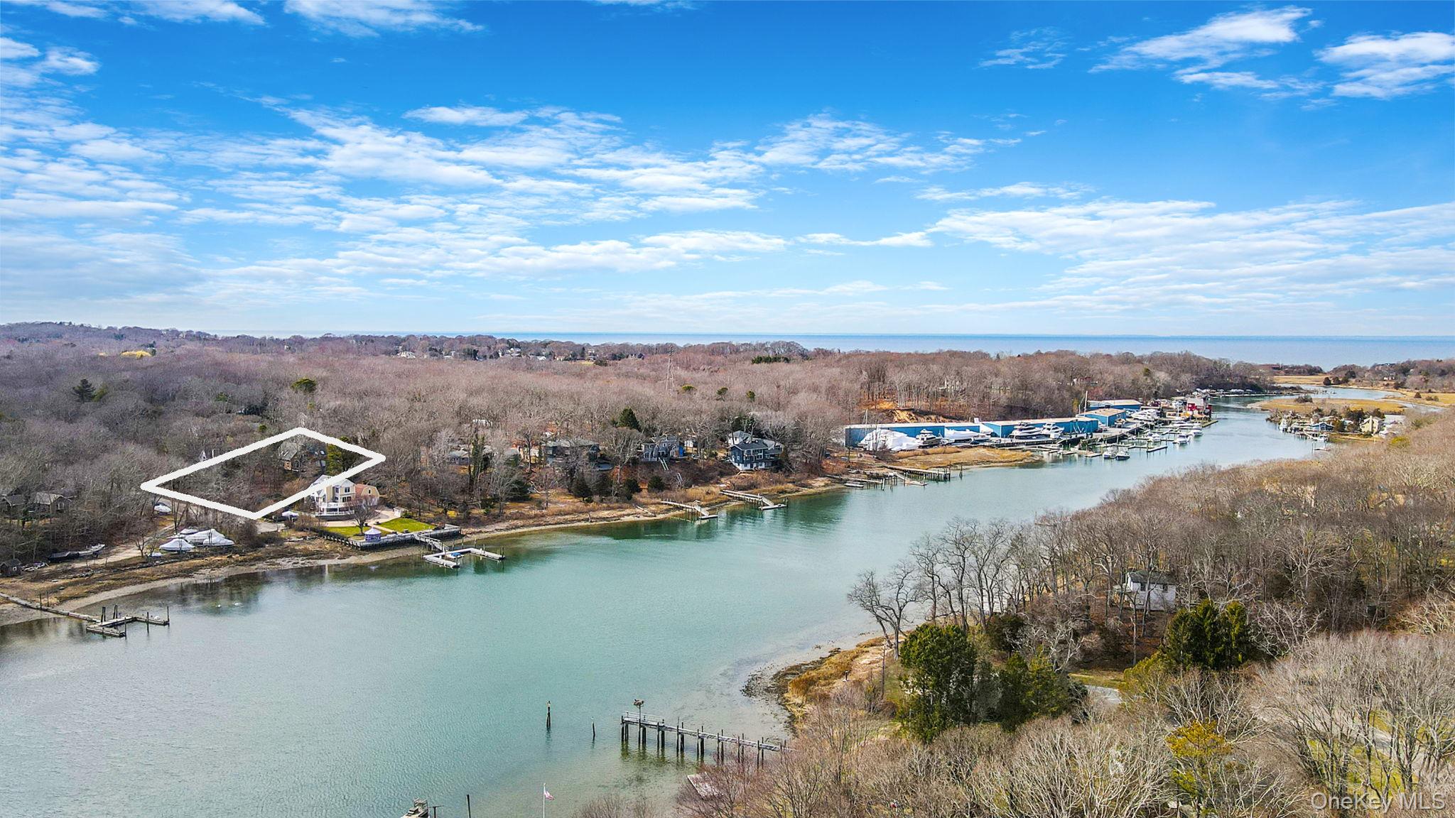 1745 Bay View Avenue Mattituck, NY 11952 - Photo 32 of 37 a view of a lake with a city