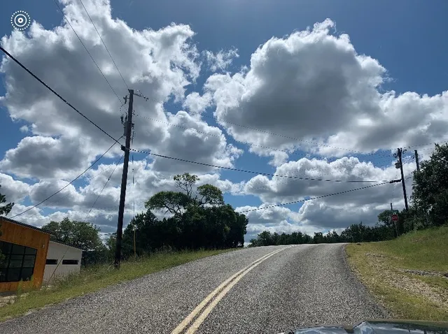 a view of a fountain in a yard