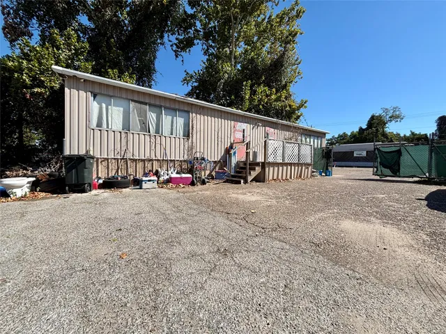 a view of road with trees