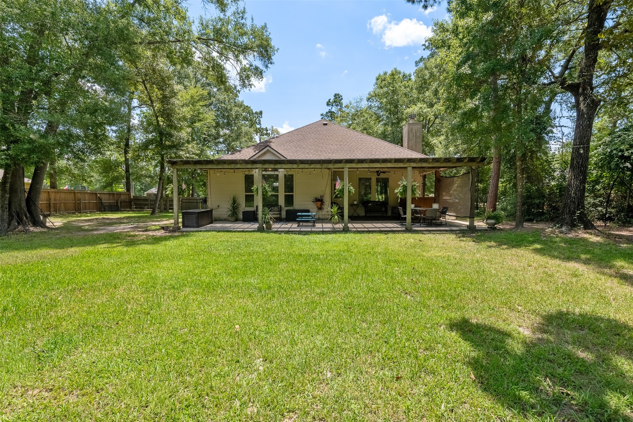 9114 Silver Back Trail Conroe, TX 77303 - Photo 22 of 24 View from mid yard.