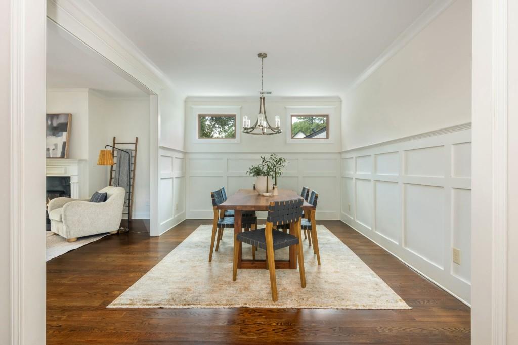 371 Hooper Street Southeast Atlanta, GA 30317 - Photo 5 of 29 a view of a dining room with furniture window and wooden floor
