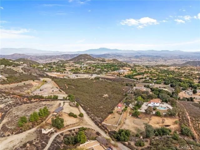 an aerial view of residential building with parking space