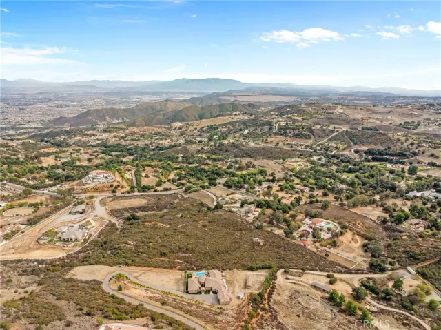 an aerial view of city