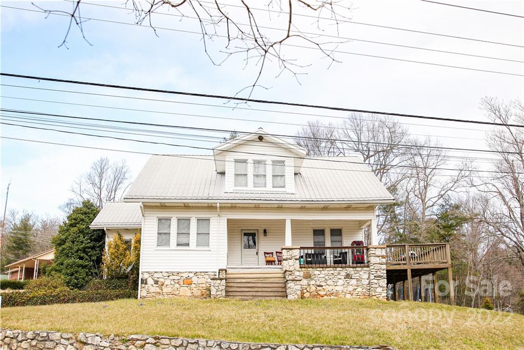 a view of a building with a outdoor space