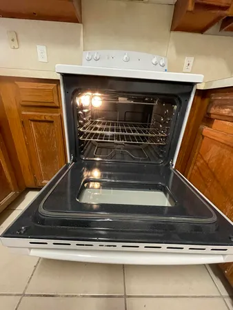 a close view of stove