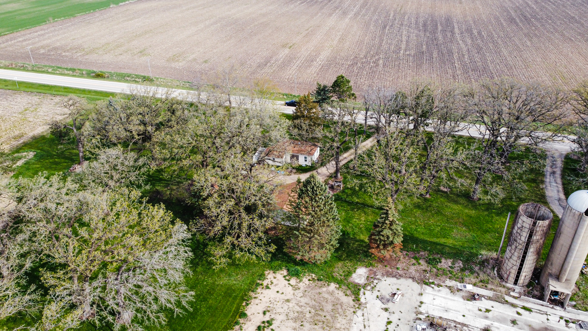 15419 Marengo Road Union, IL 60180 - Photo 17 of 21 a view of a garden with plants and large trees