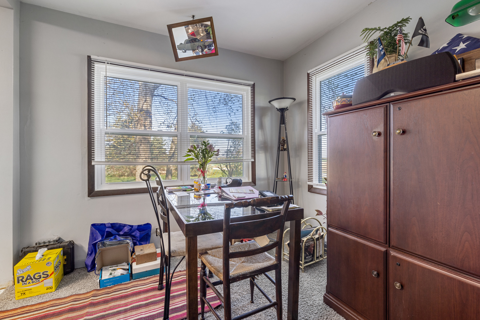 15419 Marengo Road Union, IL 60180 - Photo 9 of 21 a view of a dining room with furniture a rug and wooden floor