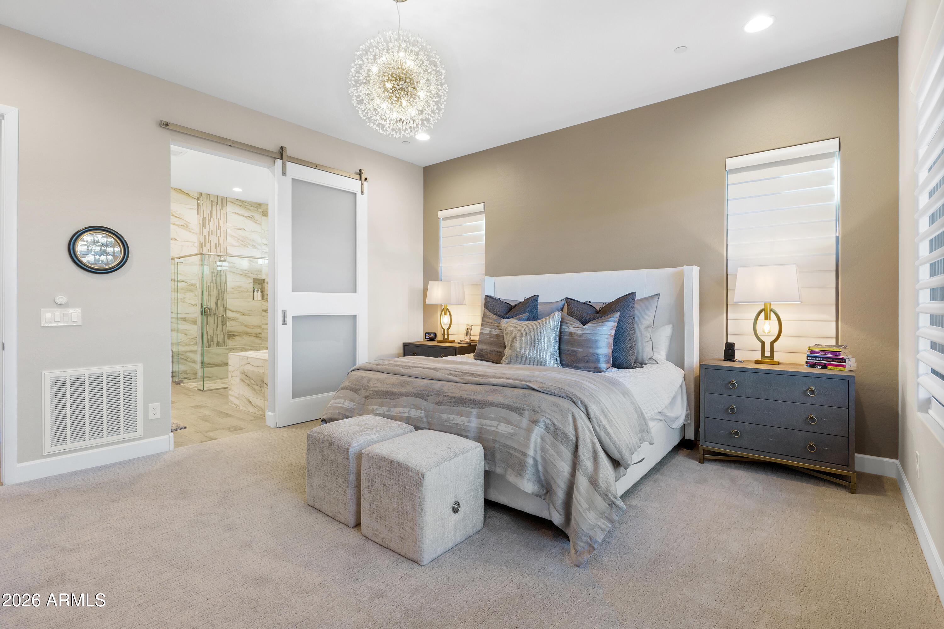 28803 North Sandal Court Rio Verde, AZ 85263 - Photo 24 of 85 a spacious bedroom with a bed and a window