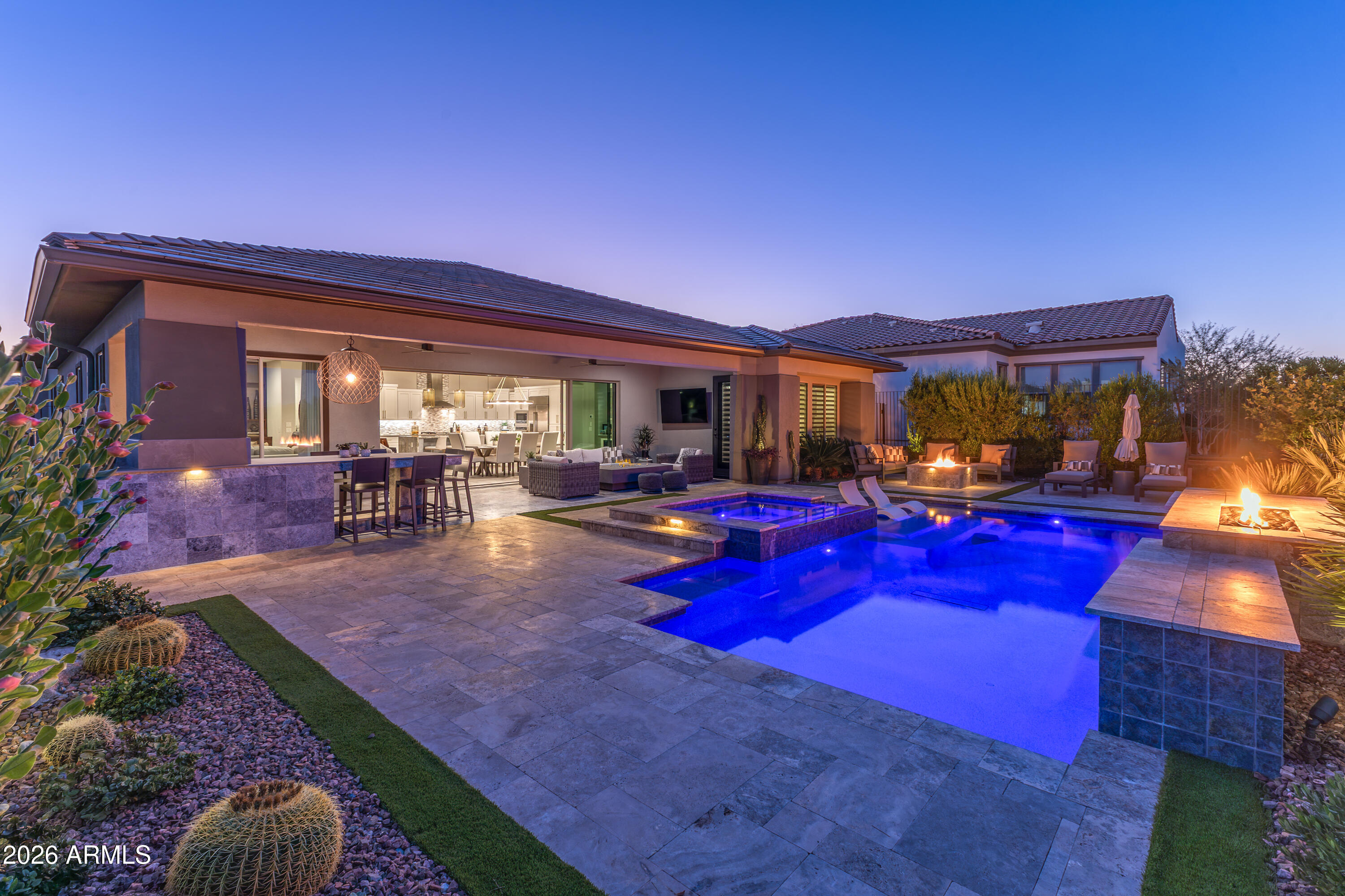 28803 North Sandal Court Rio Verde, AZ 85263 - Photo 60 of 85 a view of a yard with an outdoor seating
