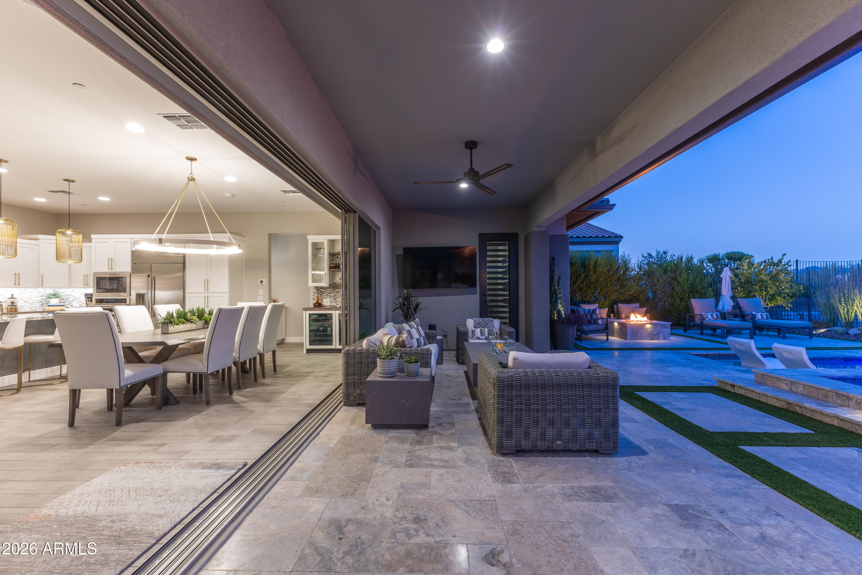 28803 North Sandal Court Rio Verde, AZ 85263 - Photo 64 of 85 a living room with furniture and a large window