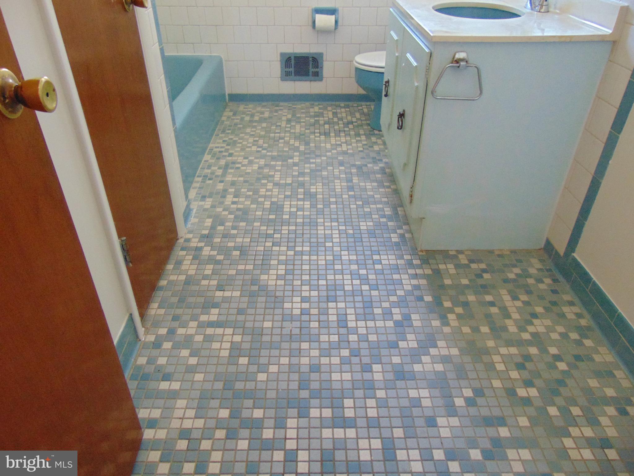 760 Hawthorne Road Linthicum Heights, MD 21090 - Photo 38 of 82 Very cool retro tile in upstairs bathroom.