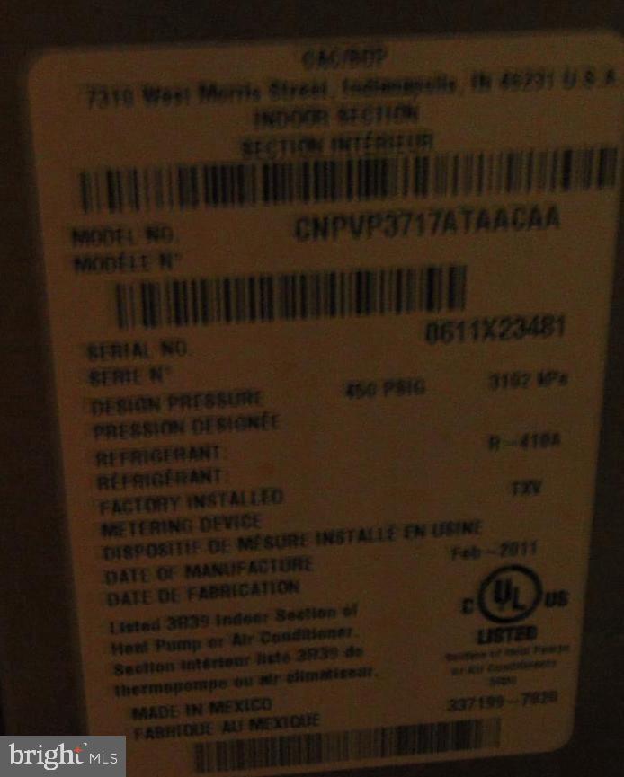 760 Hawthorne Road Linthicum Heights, MD 21090 - Photo 72 of 82 Date code on HVAC. Feb 2011