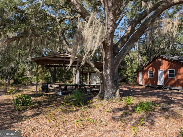 a view of a house with a tree tree front of it