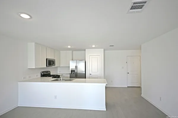 a view of small space with closet