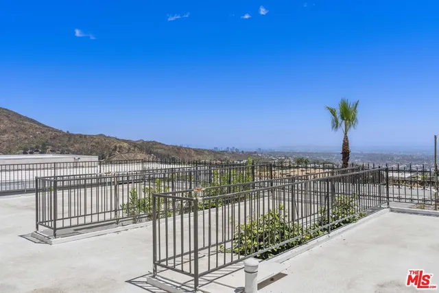 a view of balcony with city view