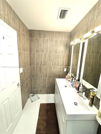 a view of a lake with a big yard