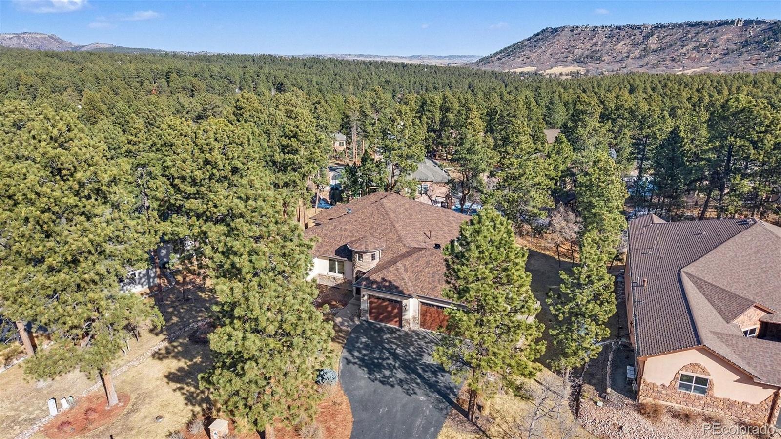 7936 Monarch Road Larkspur, CO 80118 - Photo 2 of 24 a view of a city with mountain
