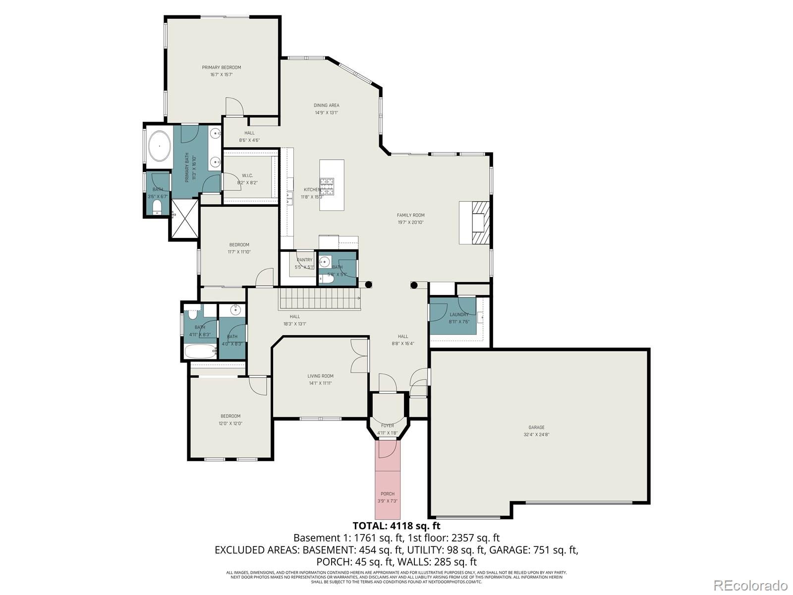 7936 Monarch Road Larkspur, CO 80118 - Photo 24 of 24 a picture of floor plan