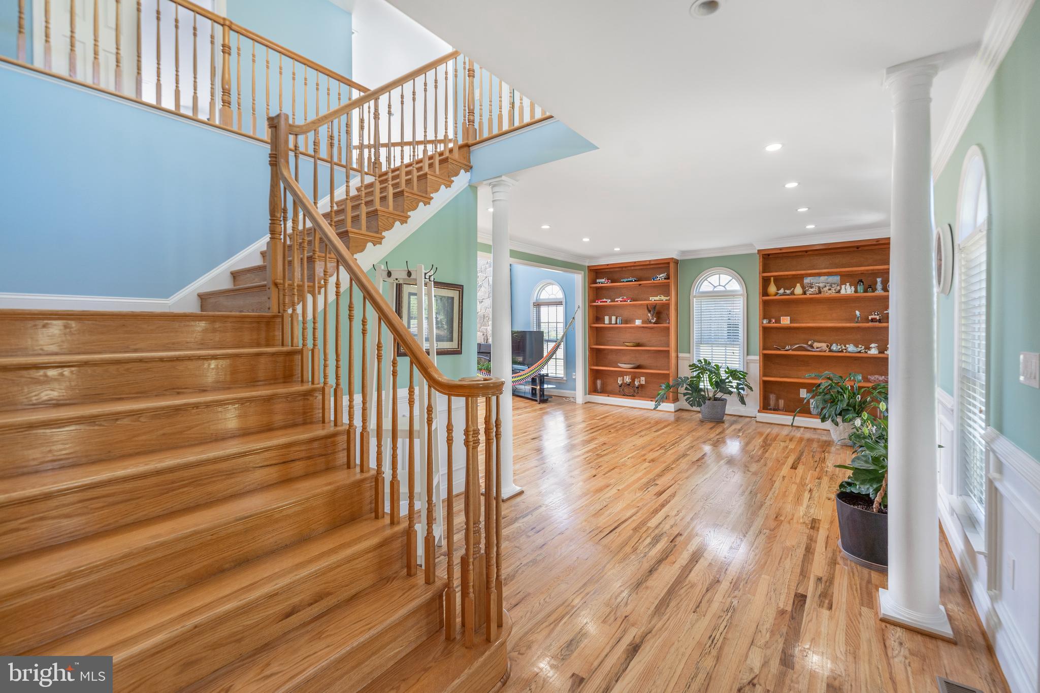 5100 Williams Wharf Road St. Leonard, MD 20685 - Photo 11 of 63 a view of entryway and hall with wooden floor